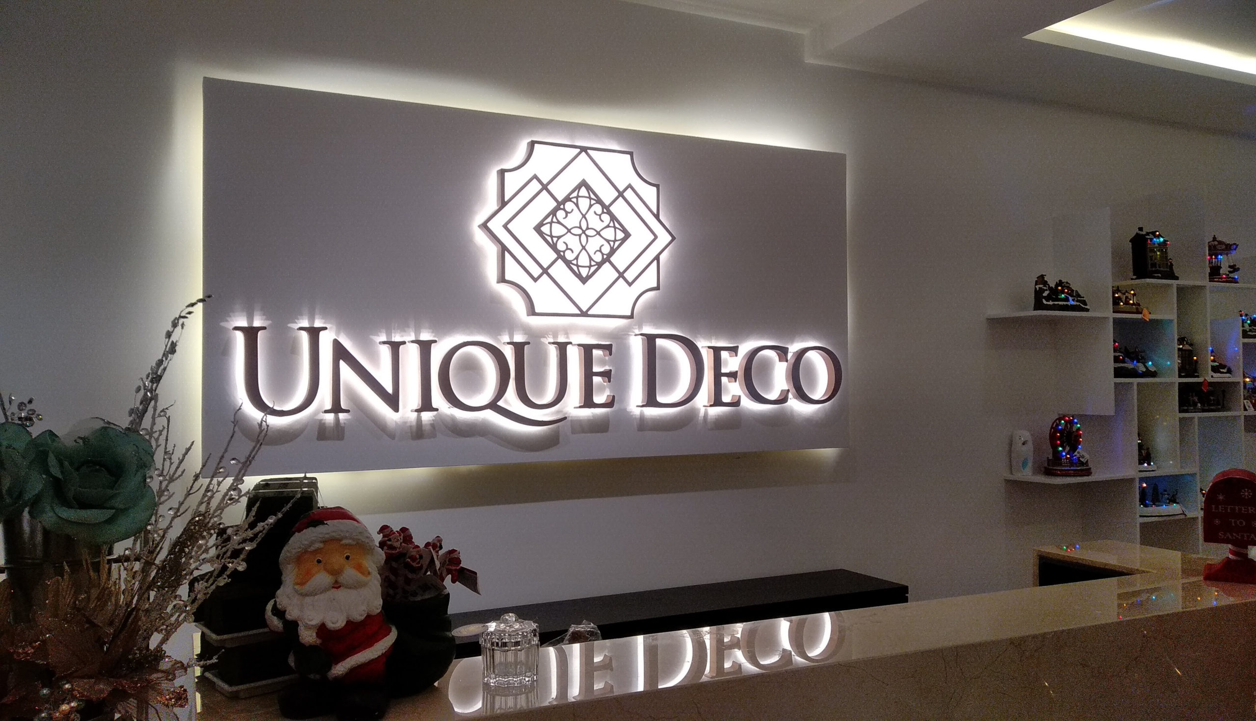 Acrílico Luminoso Recepción